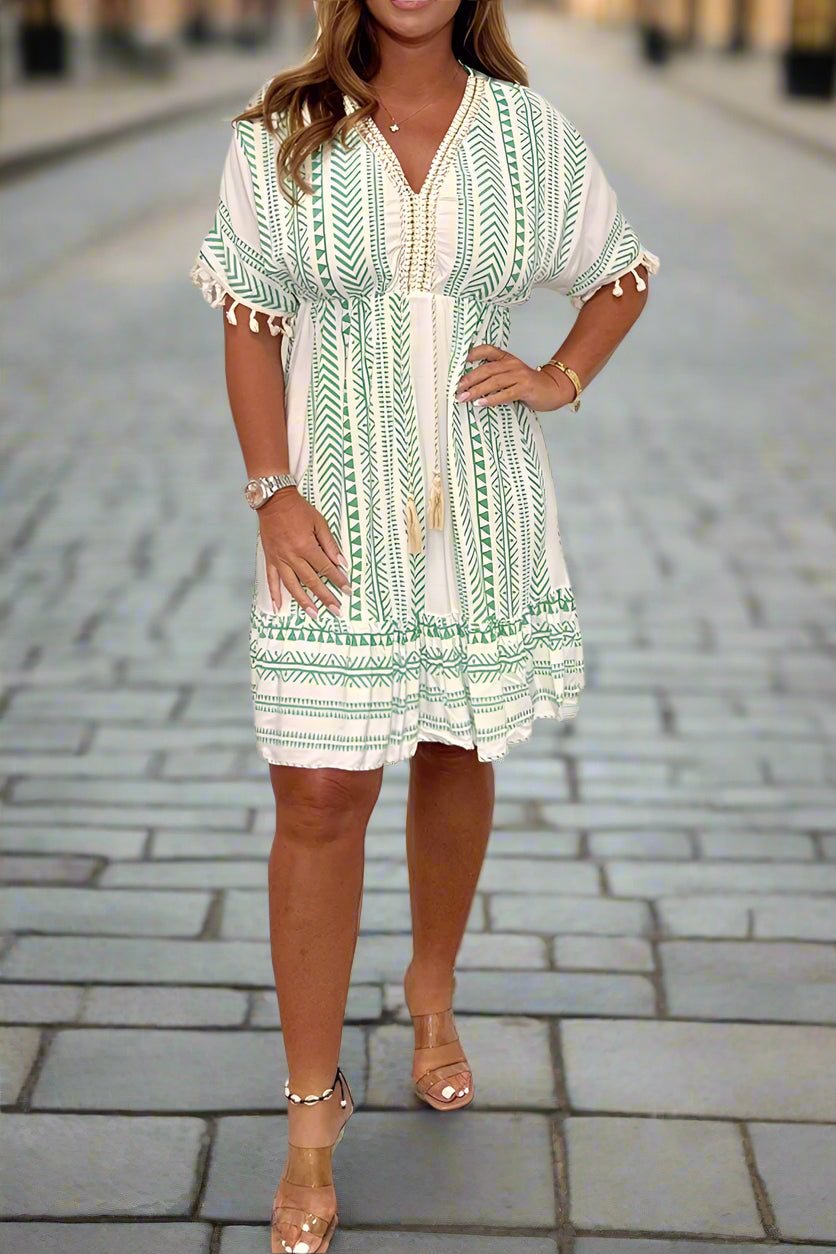 Magdalena | Chic Printed Dress