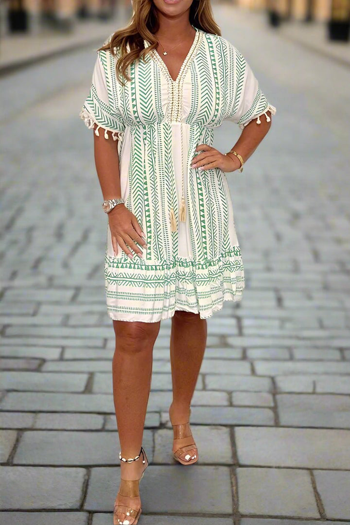 Magdalena | Chic Printed Dress