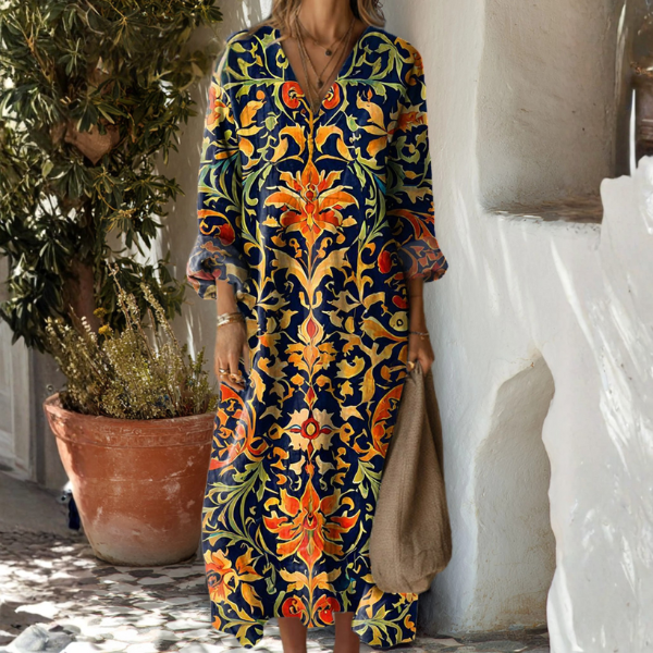 Nora™ - Cozy Linen Dress