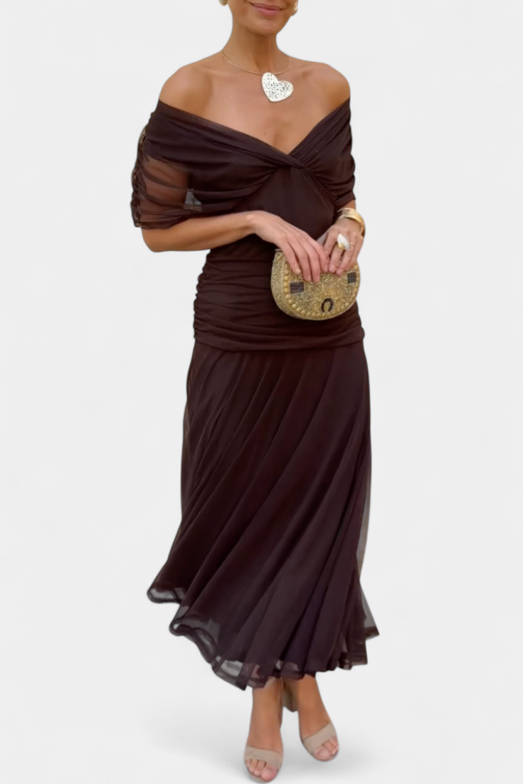 Eloria | Elegant Women's Dress | Romantic Long Floral Dress